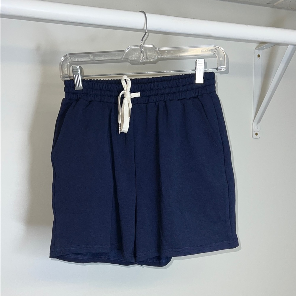 Amazon Navy‎ Blue Women's Lounge Shorts- Small